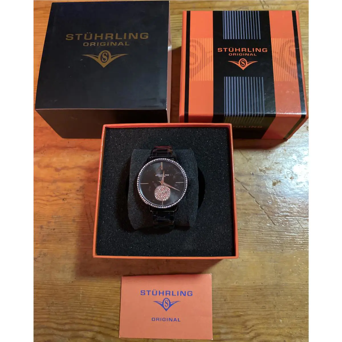 Stuhrling Women’s Vogue Crystal Bracelet Watch Model GP17121