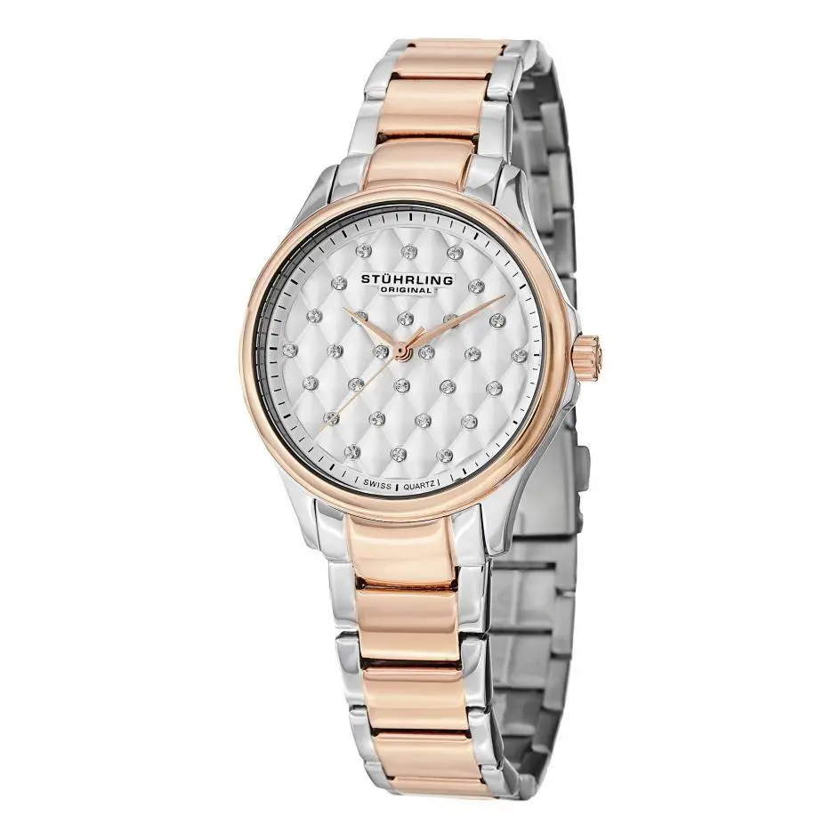 Stuhrling 567 03 Culcita Swarovski Crystals Stainless Steel Womens Watch by Stührling