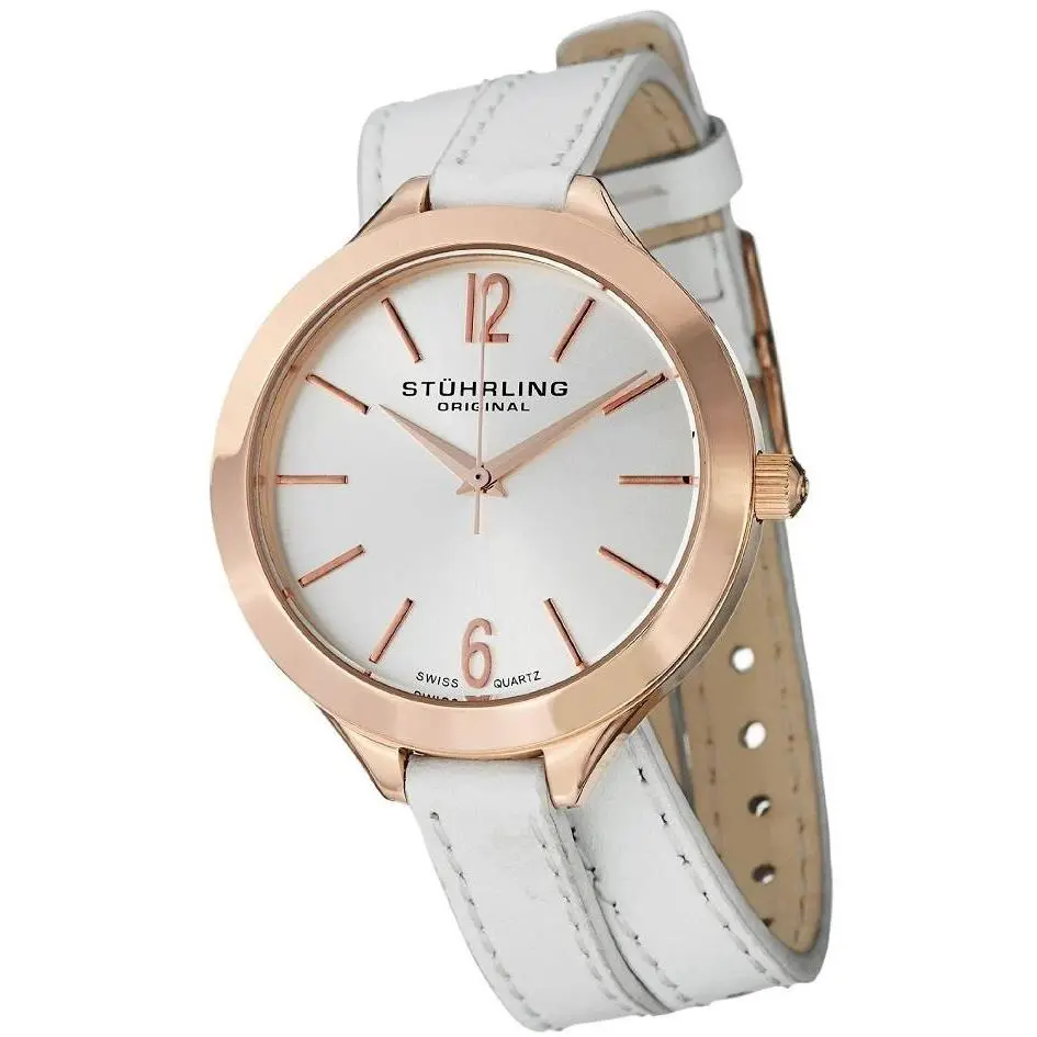 Stuhrling 568 03 Deauville Sport Leather Wrap Around Strap Womens Watch by Stührling