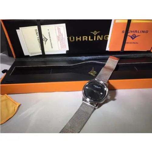 Stuhrling Men`s 453.33111 Monmouth Silver-tone Stainless Steel Watch