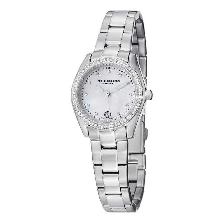 Stuhrling 811 01 Vogue Salida Del Sol Quartz Womens Watch w/ Swarovski Elements