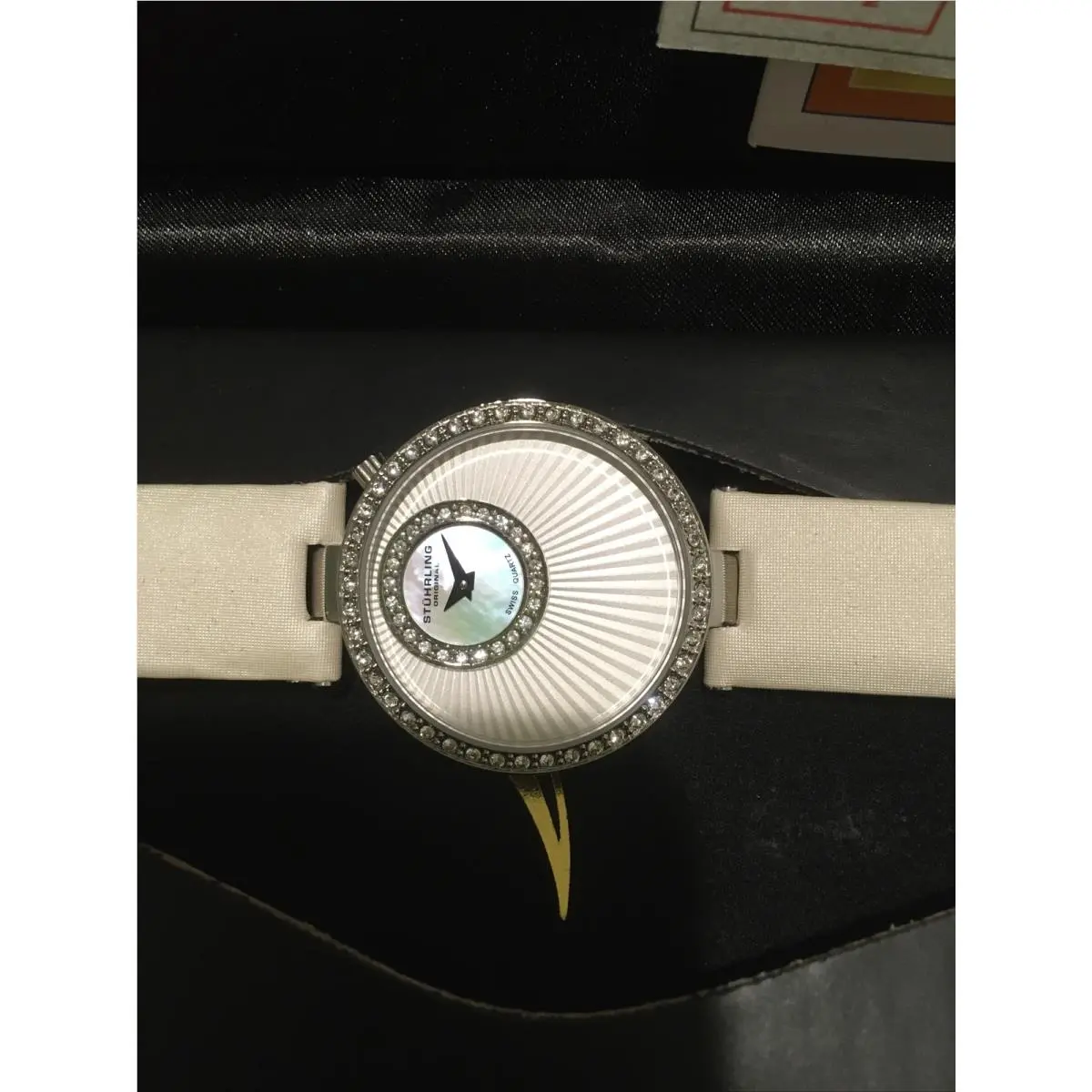 Stuhrling Womens White Watch Vpn 597.01