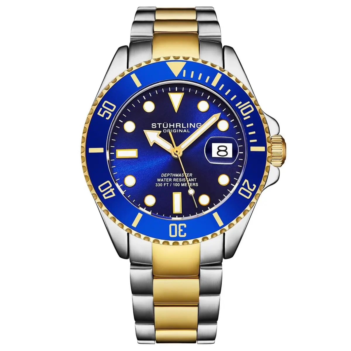 Stuhrling Original Men`s Dive Watch - Blue Dial For Men by Stührling