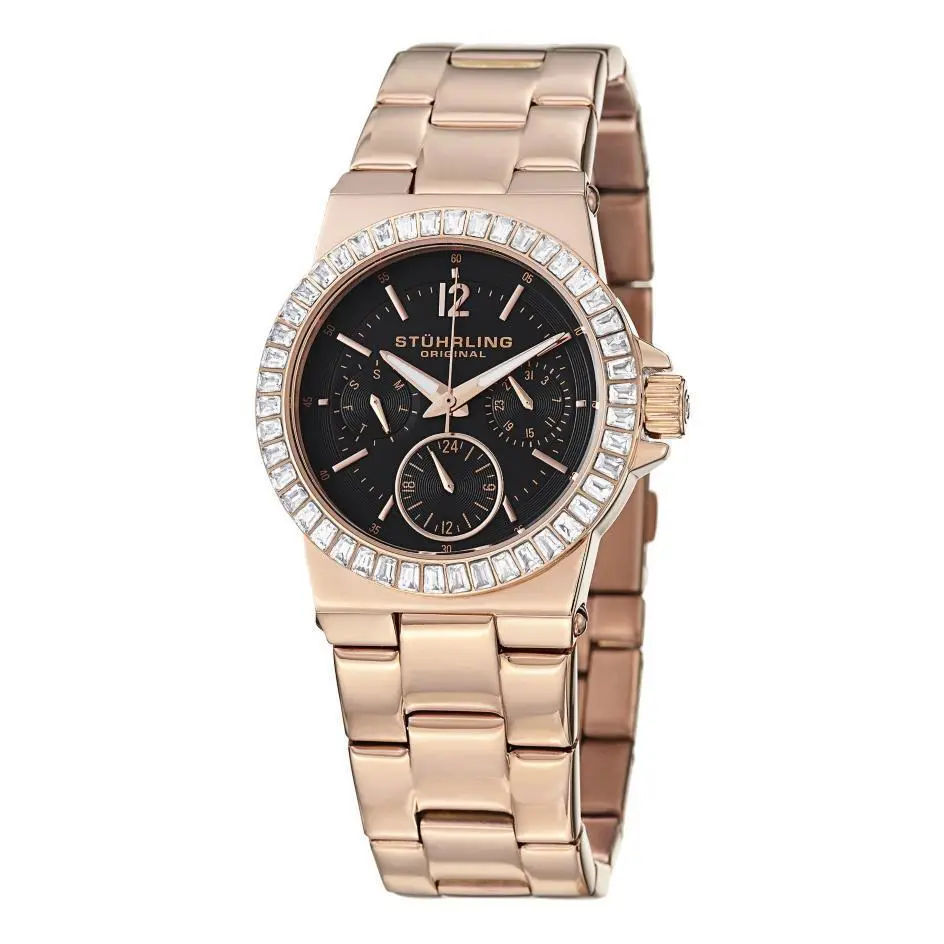 Stuhrling 700 03 Angelic Multifunction Stainless Steel Womens Watch