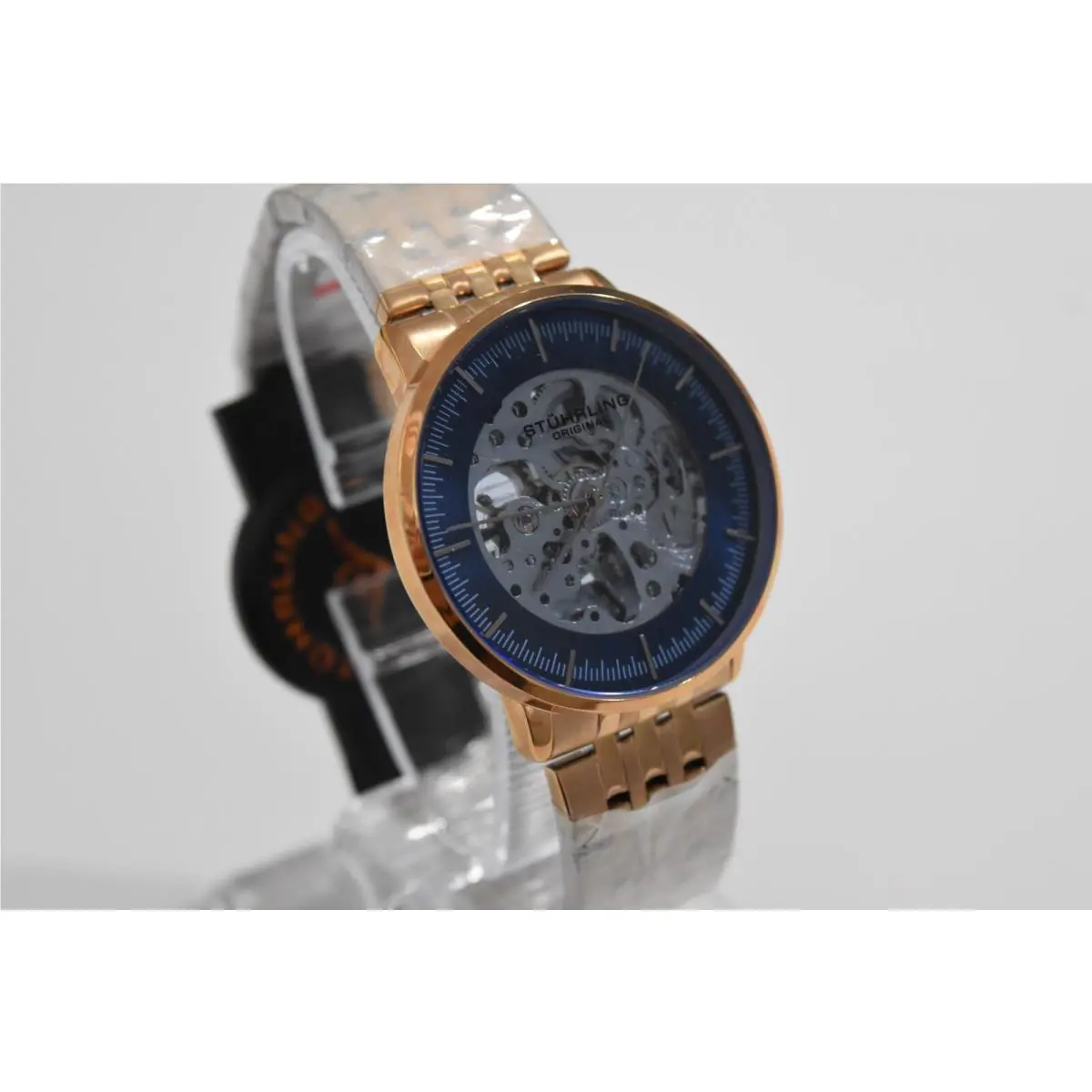 Stuhrling Stainless Steel Blue Dial Automatic M12668 Watch