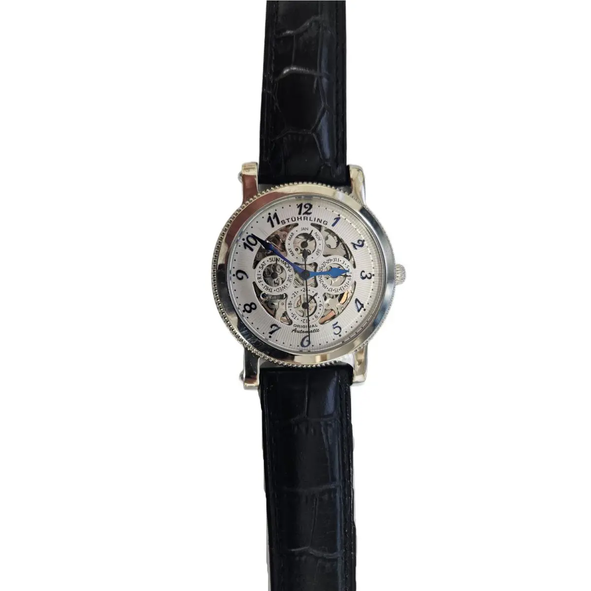 Stuhrling 43A2 331516 Symphony Automatic Master Calendar Gmt Mens Watch
