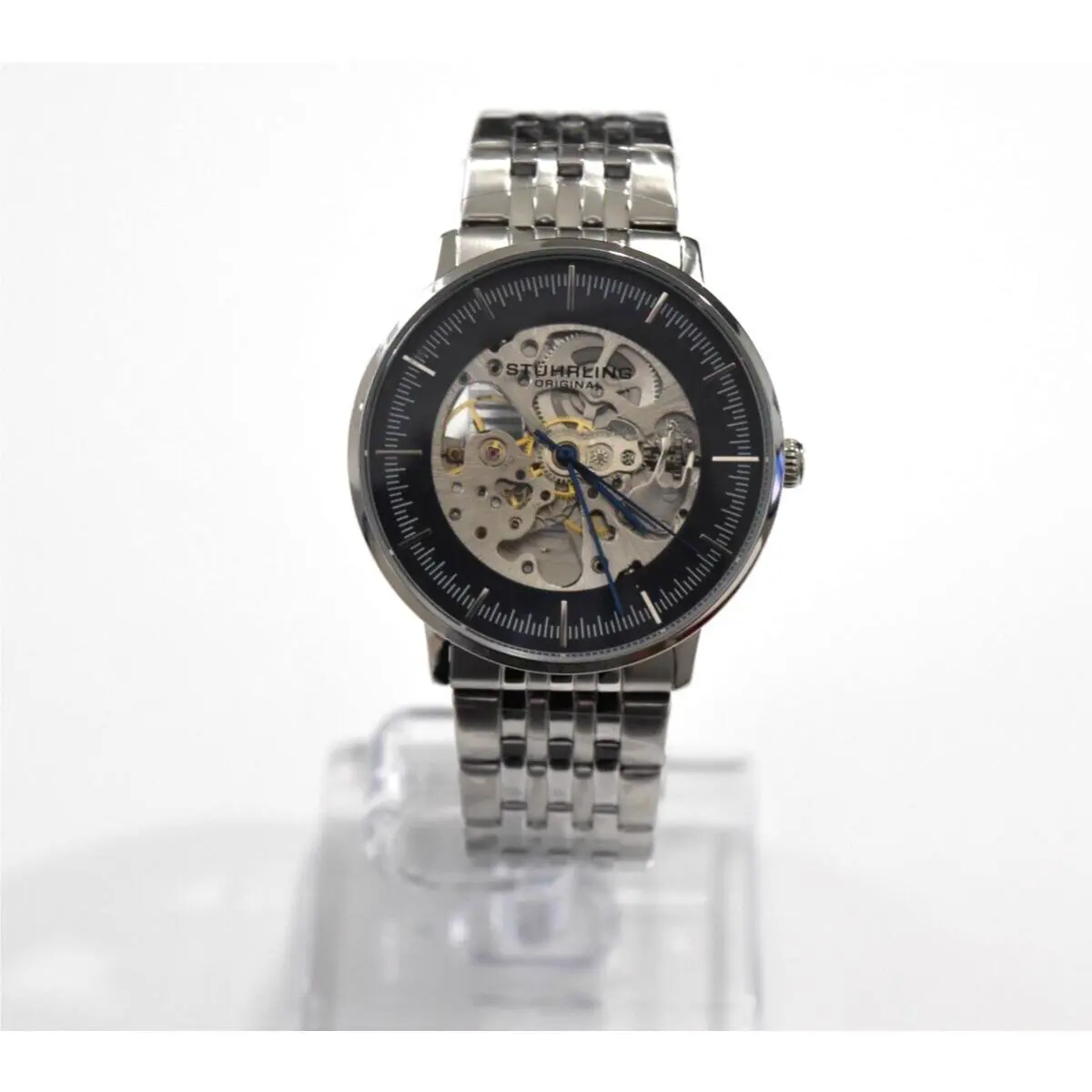 Stuhrling Stainless Steel Black Dial Automatic M12664 Watch