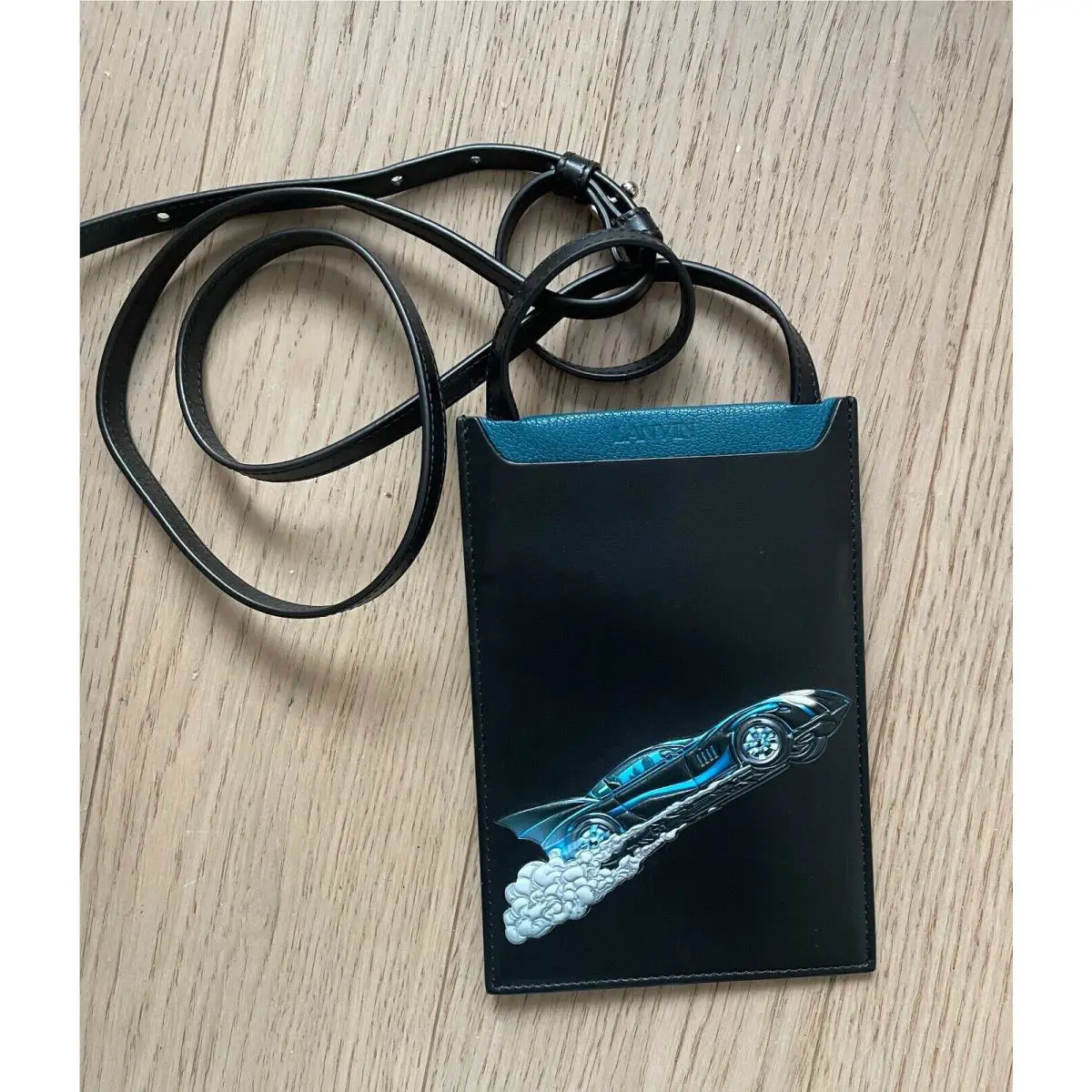 Lanvin x Batman Phone Pouch Limited Collection 7 1/4 by 5