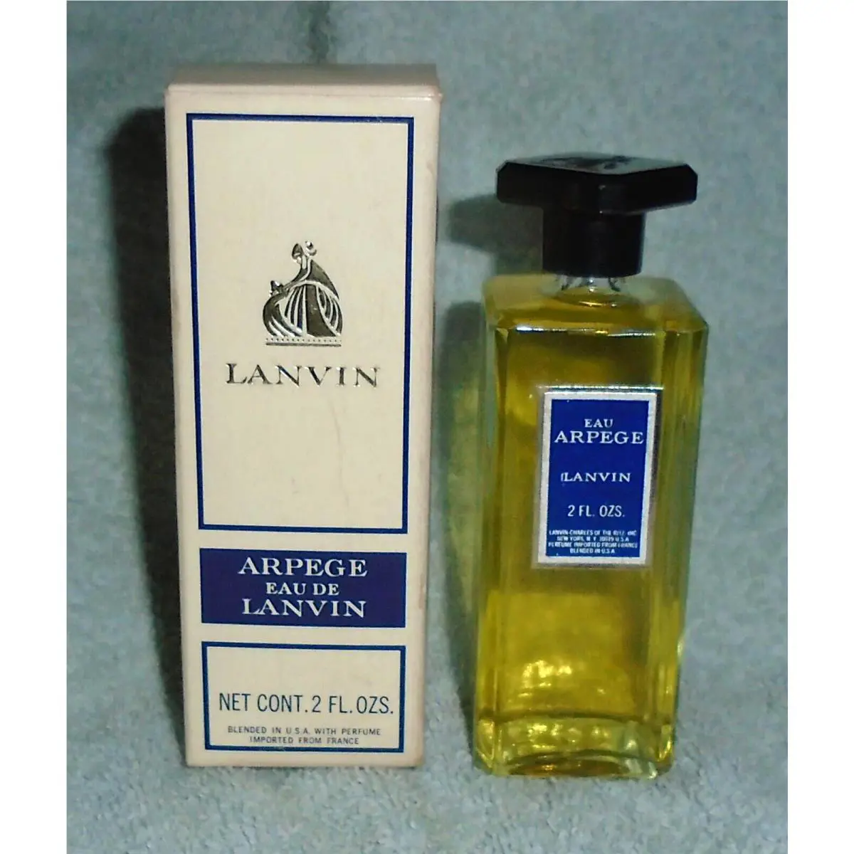 Vintage Arpege Eau de Lanvin Splash Perfume 2 Fl. OZ by Lanvin Parfums Full F/s
