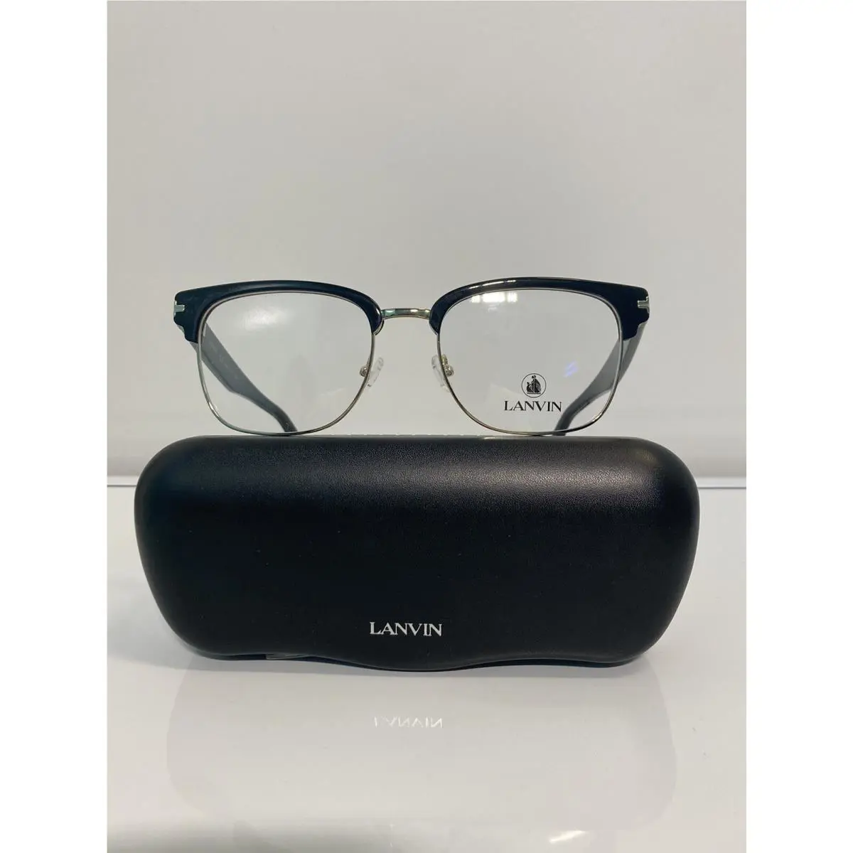 Lanvin 2109 001 Black/gold Plastic/metal Eyeglasses 53mm
