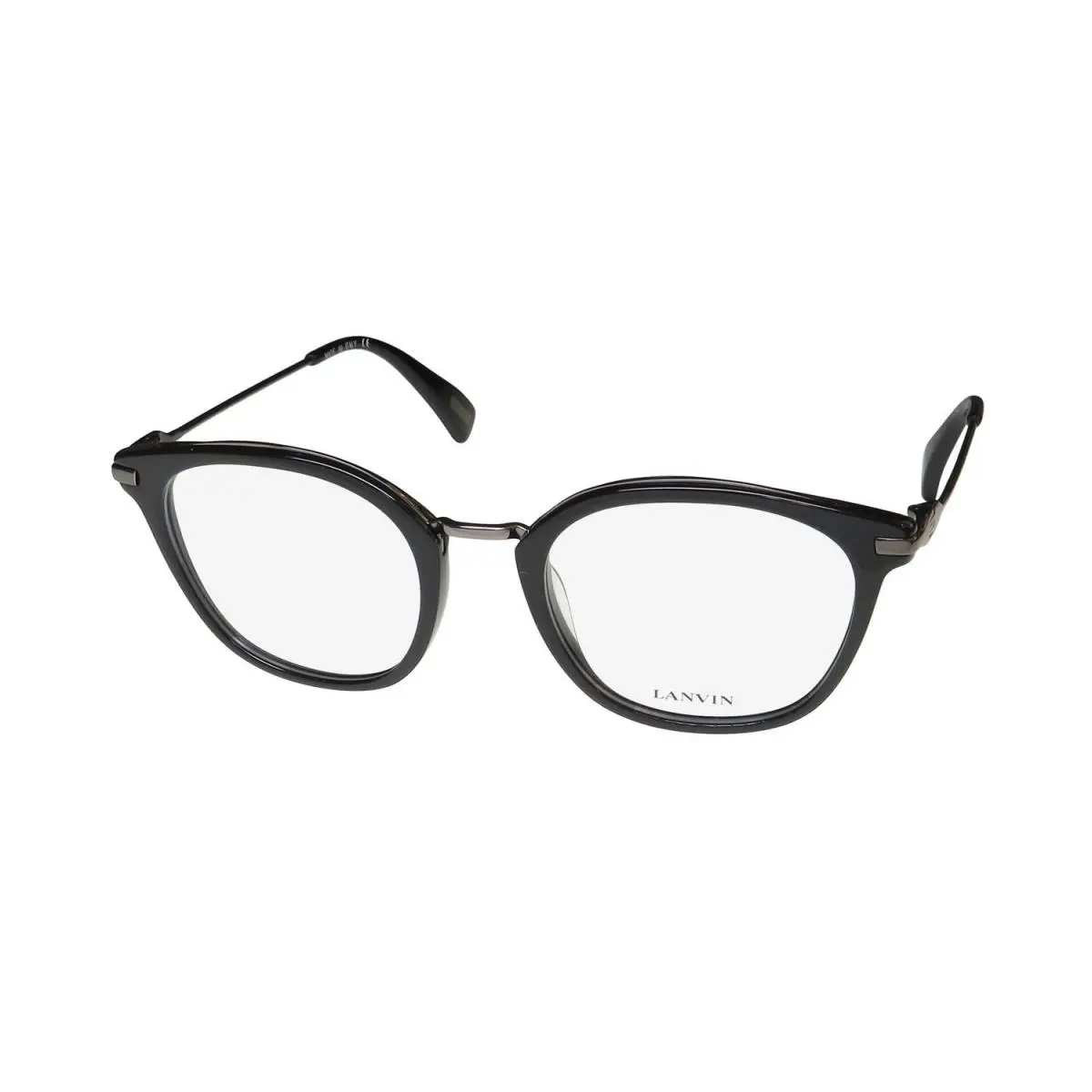 Lanvin VLN085 Eyeglass Frame Plastic Womens Round Italy 50-20-145 0568
