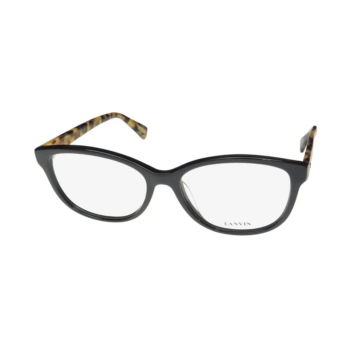 Lanvin VLN662 Eyeglass Frame Womens Plastic Full-rim Italy Black 700X Oval