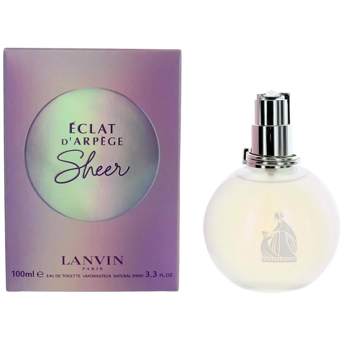 Lanvin Women`s Edt Spray Elat D`arpege Sheer Floral Woody Musk Fragrance 3.3 oz