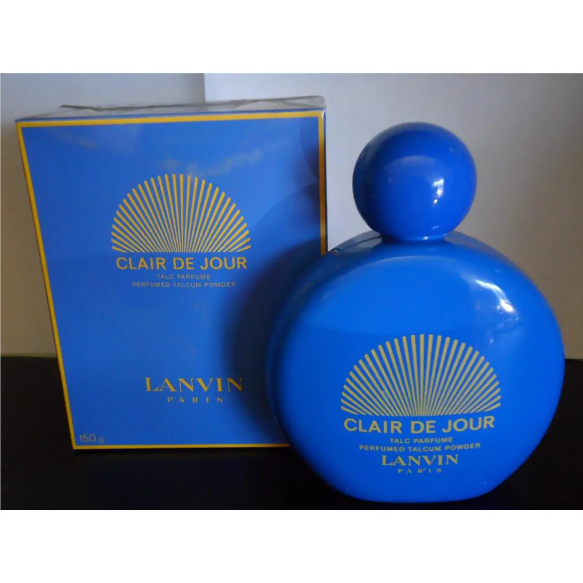 Vintage Clair DE Jour Lanvin Perfumed Talcum Powder 5 OZ -150 G