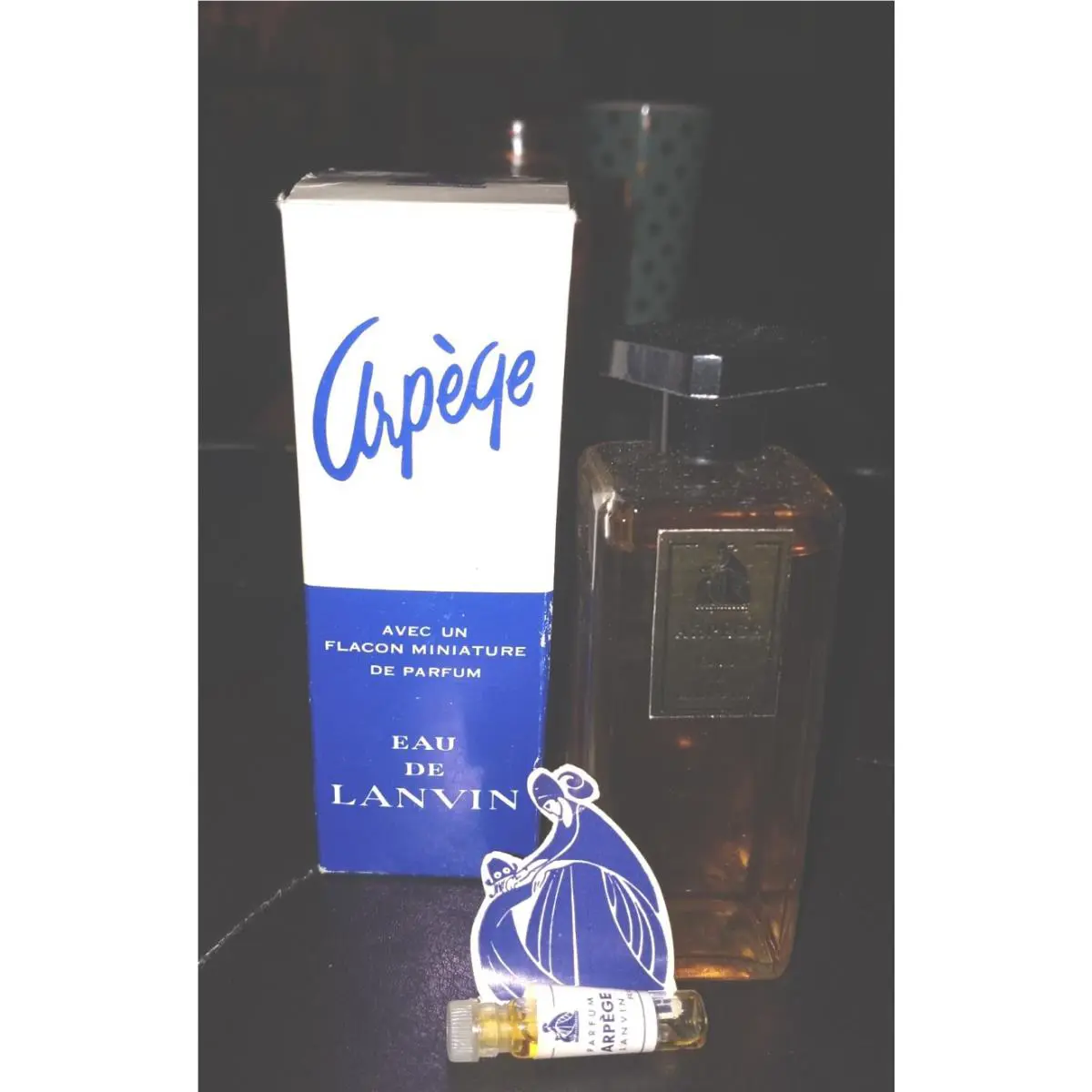 Vintage Arpege Eau DE Lanvin 2 FL Oz. Formula Paris W/sample