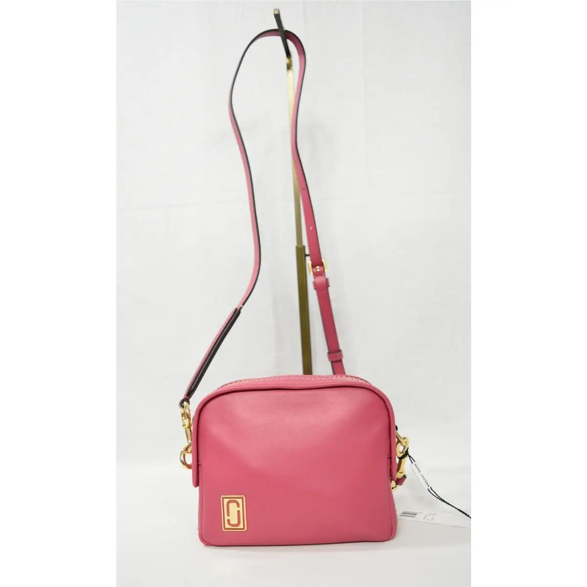 Marc By  M0013620 The Mini Squeeze Leather Shoulder/crossbody Bag Vivid Pink by Marc Jacobs