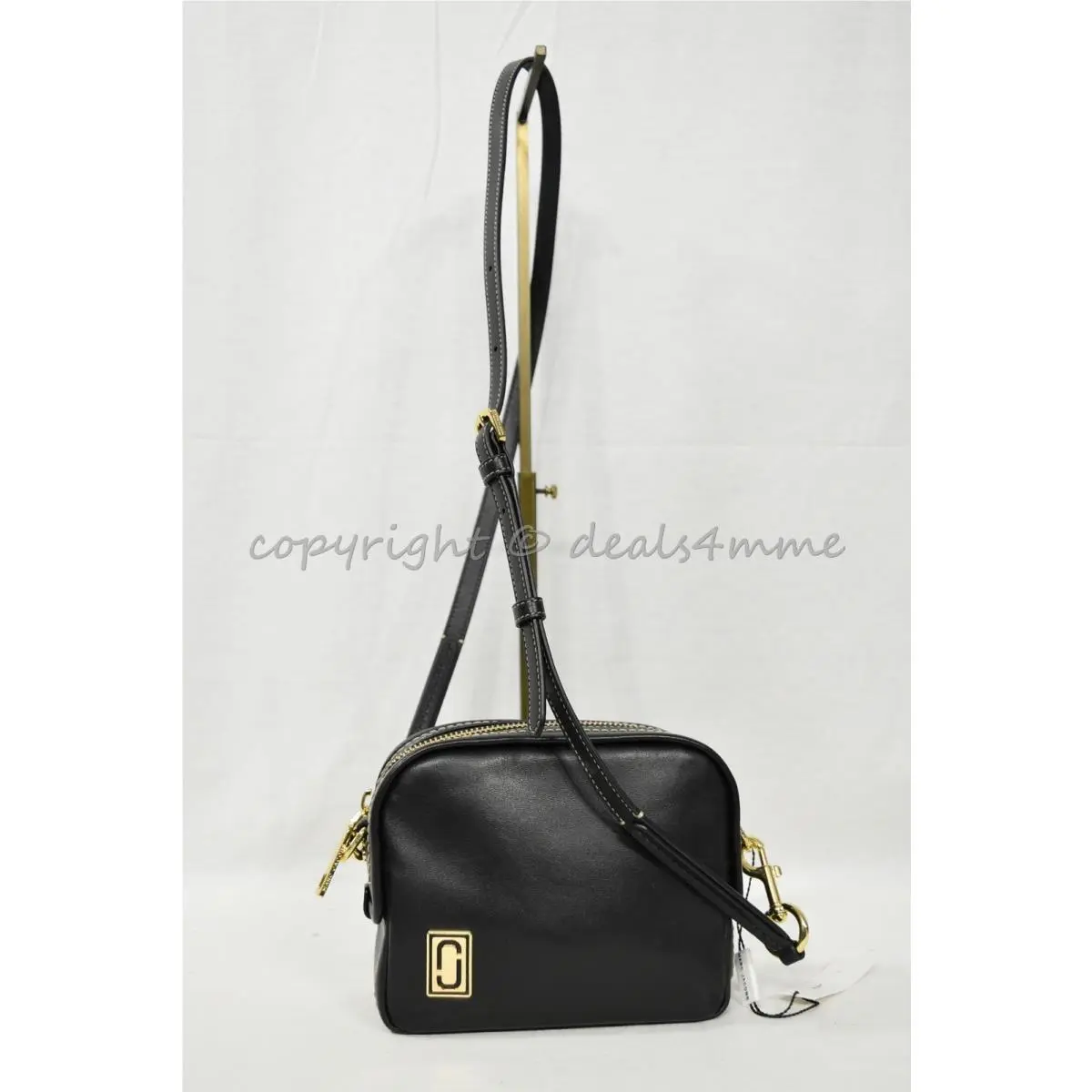 Marc By  M0013620 The Mini Squeeze Leather Shoulder/crossbody Bag Black by Marc Jacobs