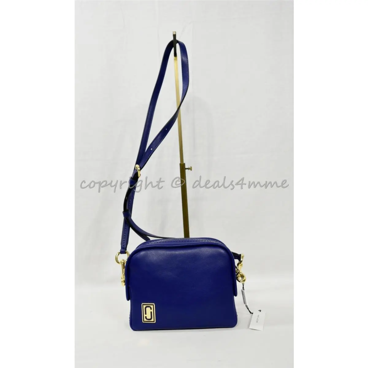 Marc By  M0013620 The Mini Squeeze Leather Shoulder/crossbody Bag Royal Blue by Marc Jacobs