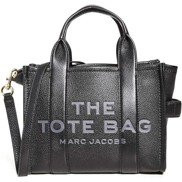Marc Jacobs The Leather Small Tote Bag - Black