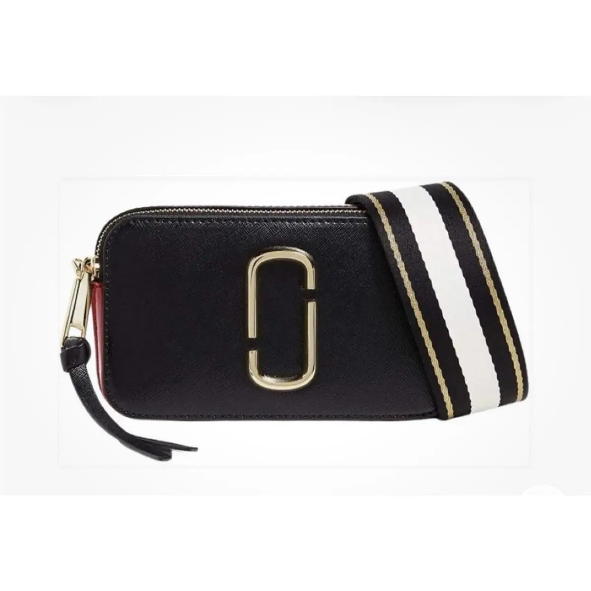 Marc Jacobs Women`s Snapshot Camera Bag Black/red One Size M0012007-011 - Exterior: Black, Hardware: Gold