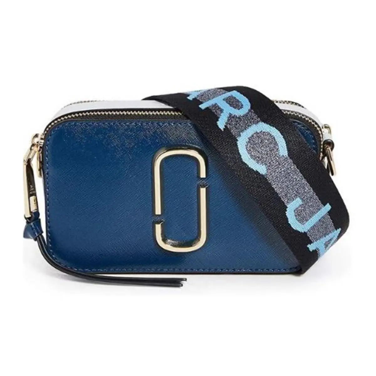 Marc Jacobs Women`s Snapshot Camera Bag Blue Sea Multi One Size M0014146-424 - Exterior: Blue