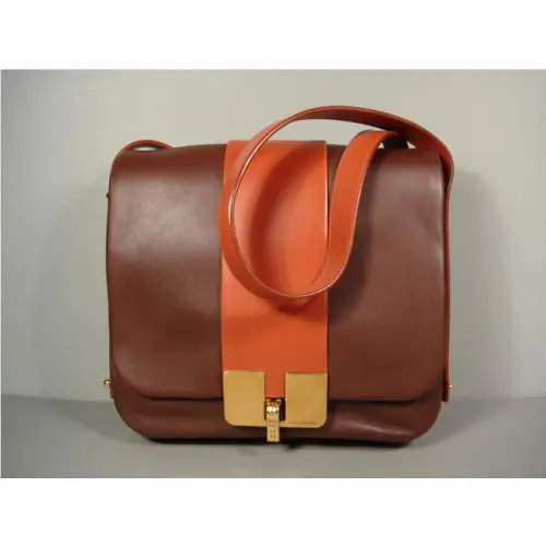 Marc Jacobs Brown Medium Leather Handbag Cross Body Messenger Shoulder Bag