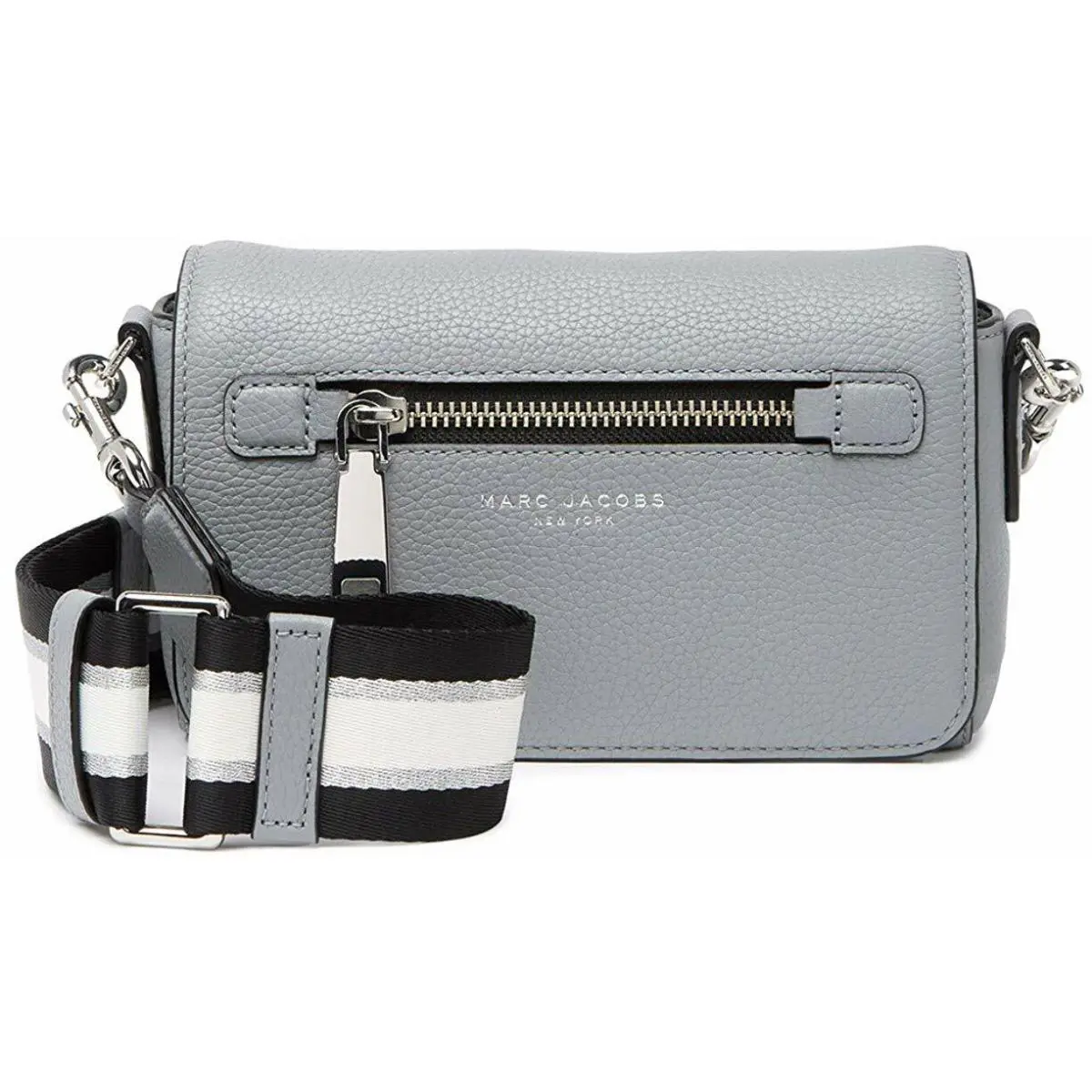 Marc Jacobs Women`s Gothom Leather Crossbody Bag Rock Grey by Marc By Marc Jacobs