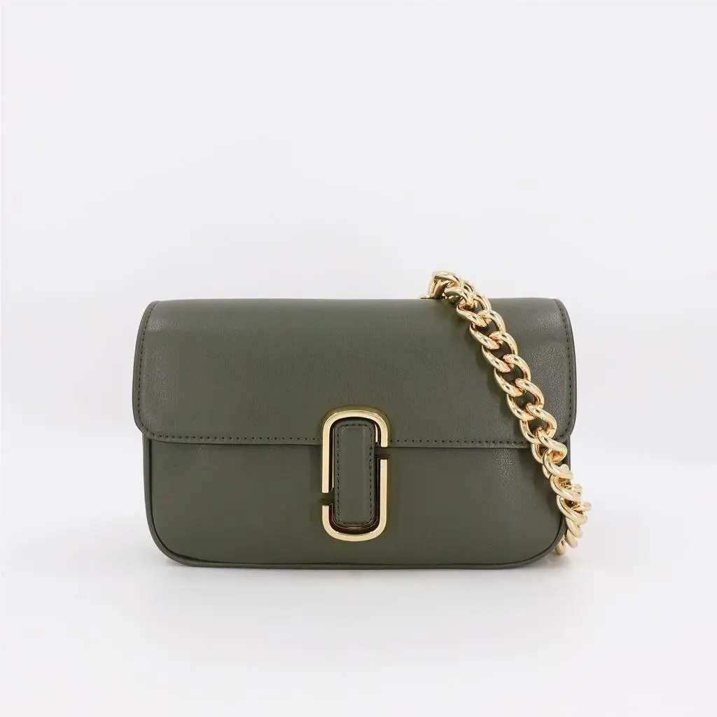 Marc Jacobs Women`s The J Marc Crossbody Shoulder Bag Khaki Green OS