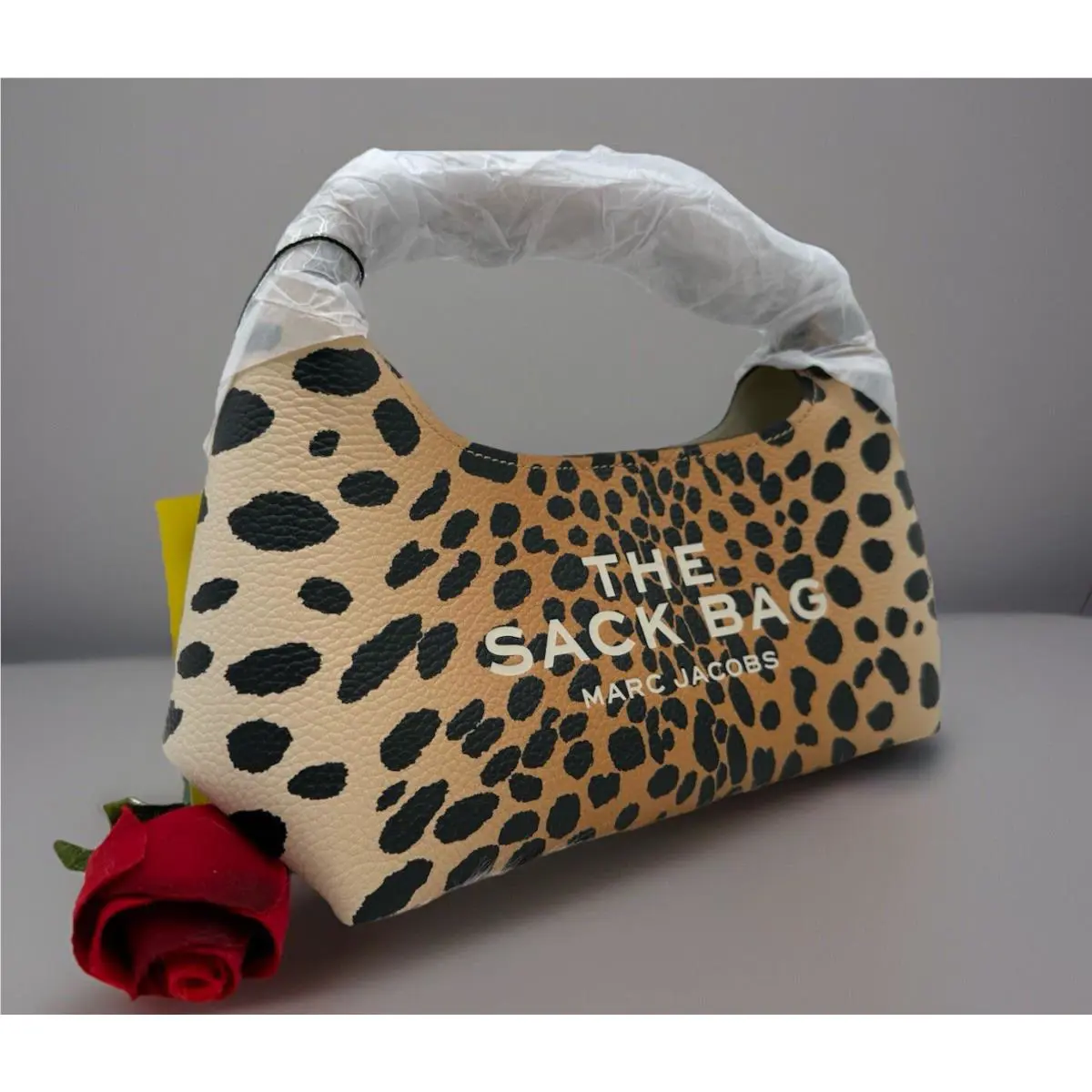 Marc Jacobs The Mini Cheetah Sack Pebbled Leather Bag In Multi