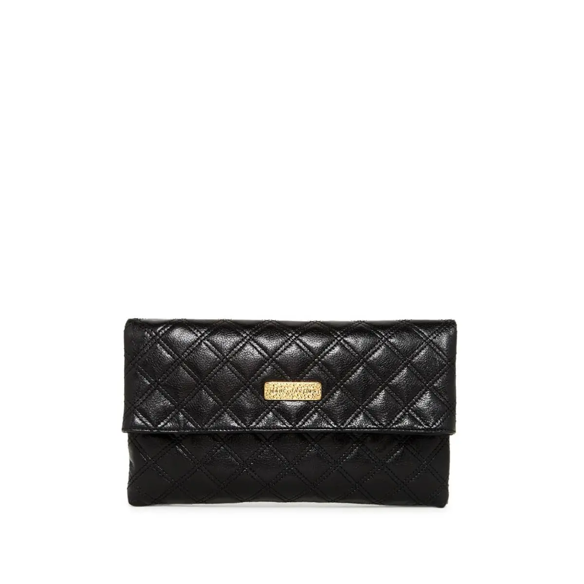 Marc Jacobs Black with Brass Sandy Clutch Shoulder Bag by Marc By Marc Jacobs