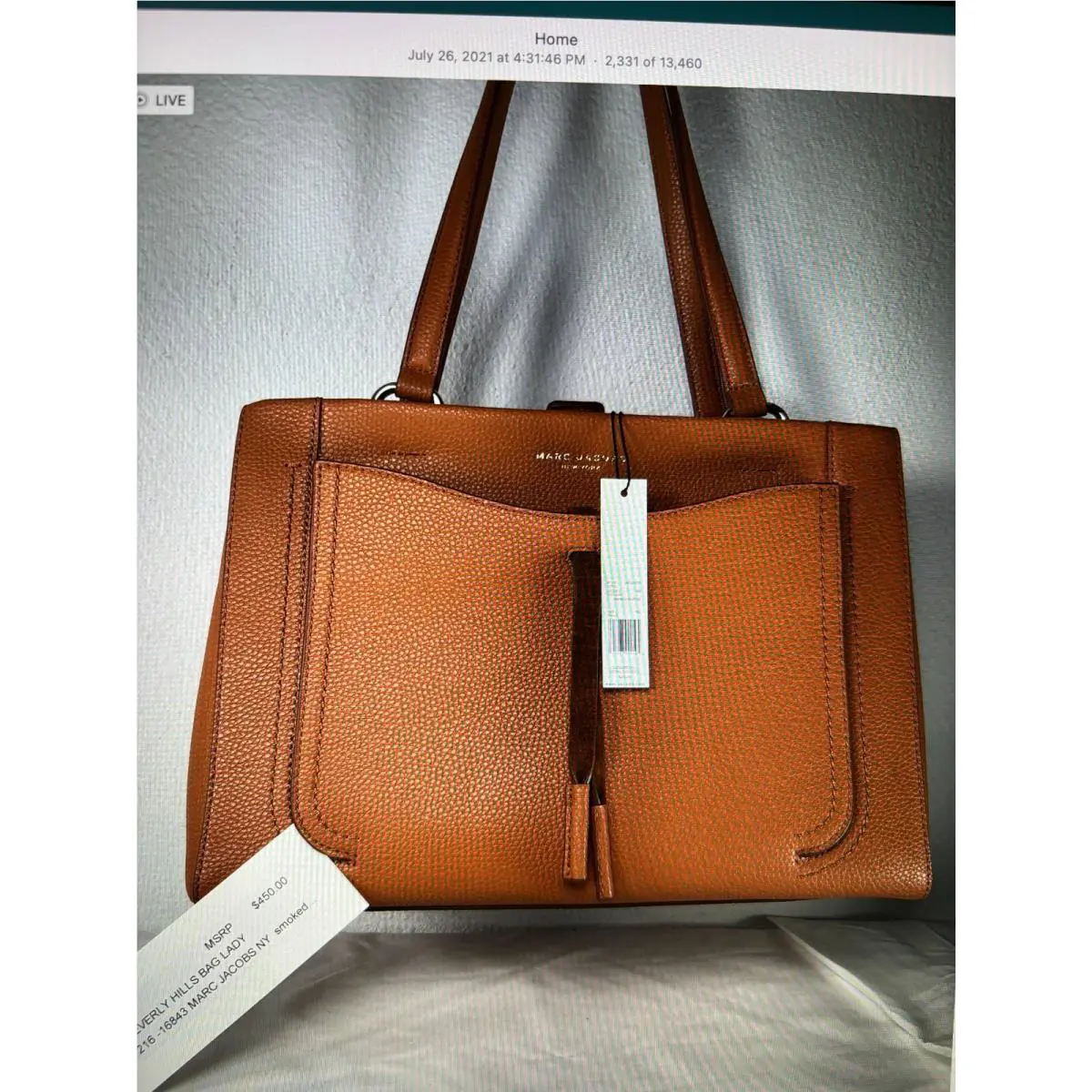 Marc Jacobs Ny-nwt - Bhbl 64 Years IN Beverly Hills California