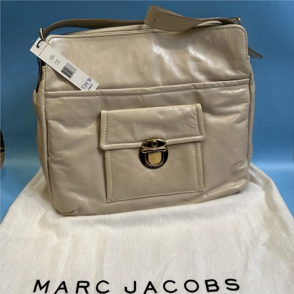 Marc by Marc Jacobs Hobo- Ivory Gold Gorgeous