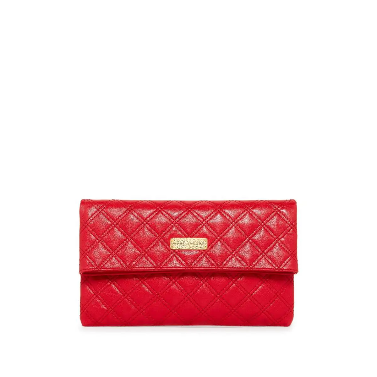 Marc Jacobs Red/flame with Brass Sandy Clutch Shoulder Bag