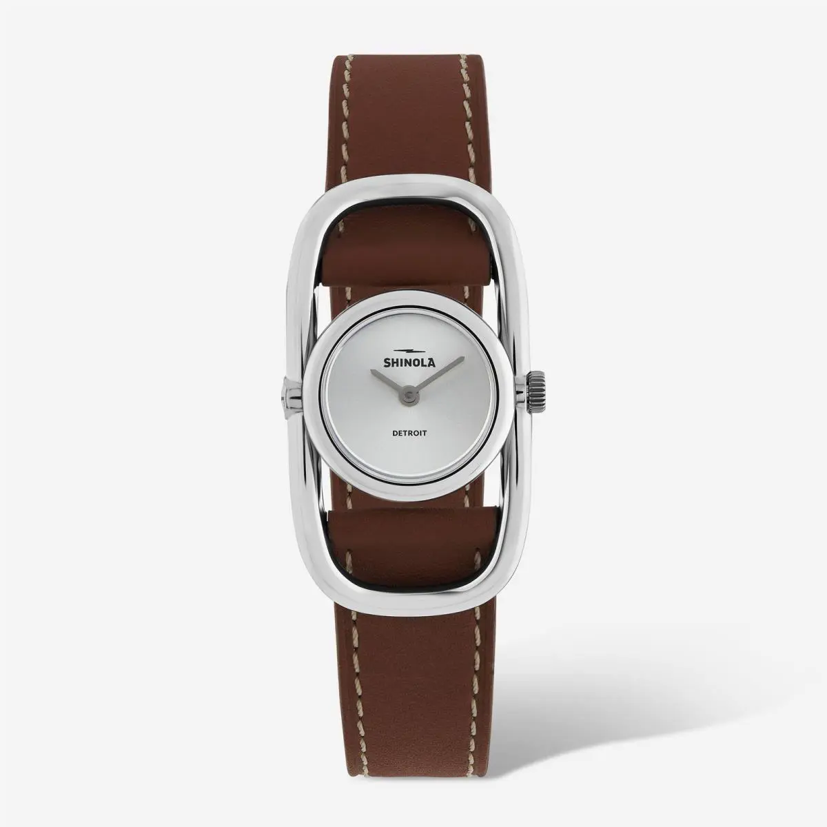 Detroit Women`s The Bike Lock S0120226482 Silver Dial Watch by Shinola