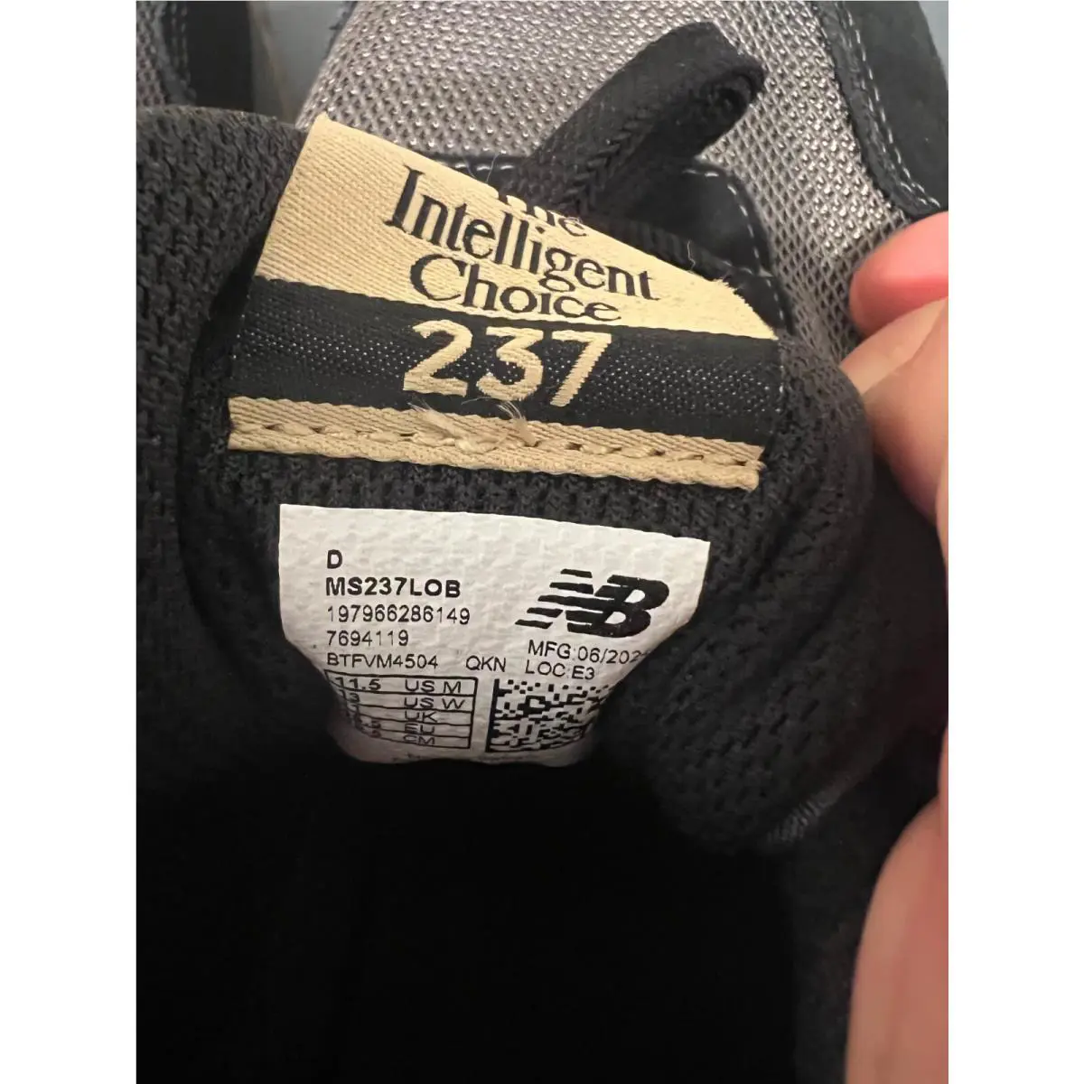 New Balance shoes - New Balance 237 - ms237lob - Gray 12