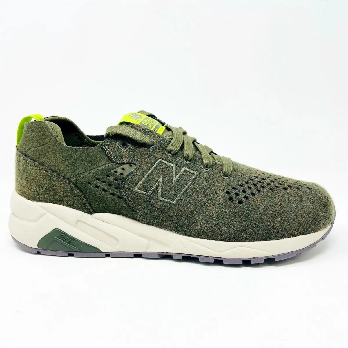 New Balance 580 Classics Retro Wool Olive Green Mens Sneakers MRT580DF