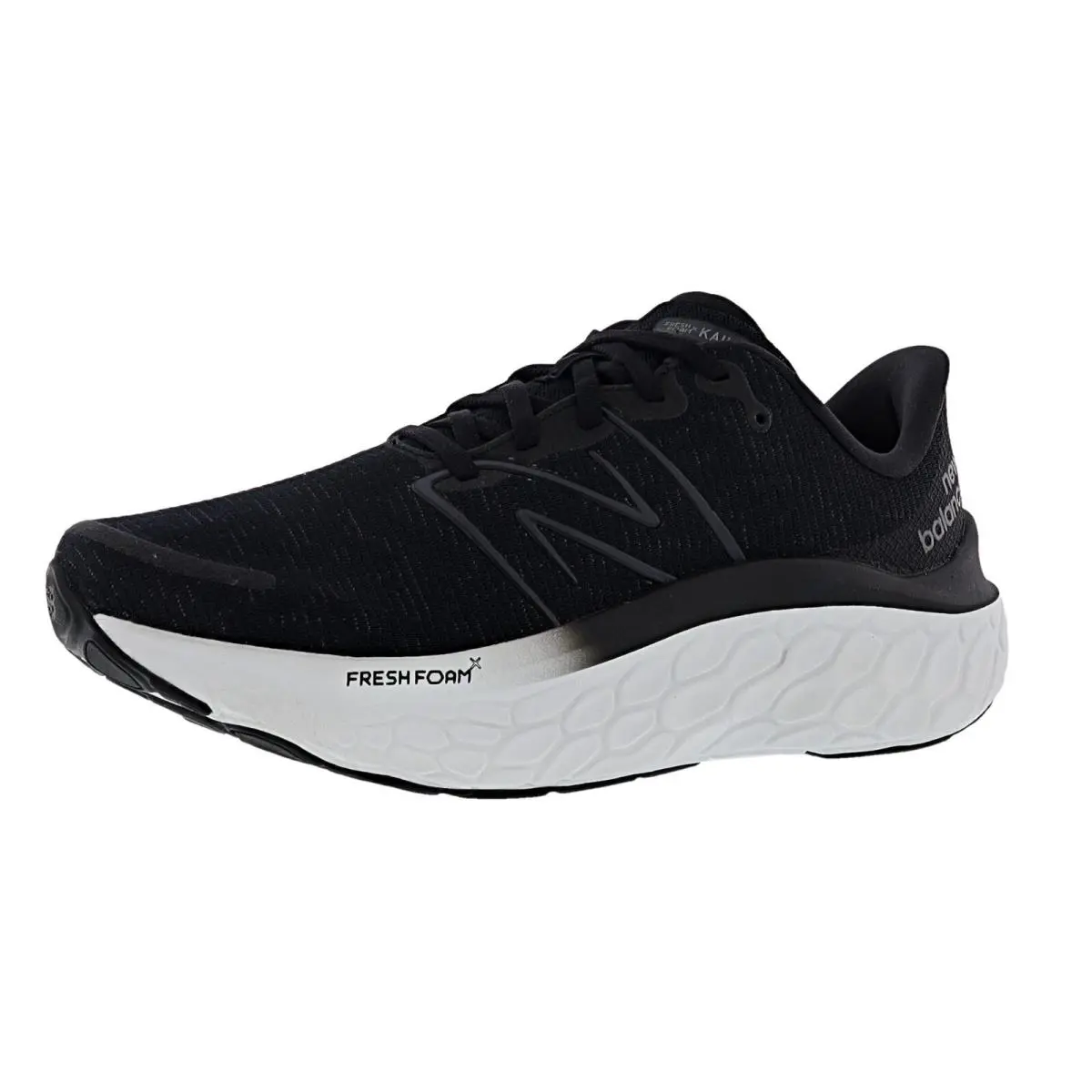New Balance Men Fresh Foam X Kaiha Road V1 MKAIRLK1 2E Wide Width Running Shoes - BLACK / PHANTOM / DARK SILVER METALLIC