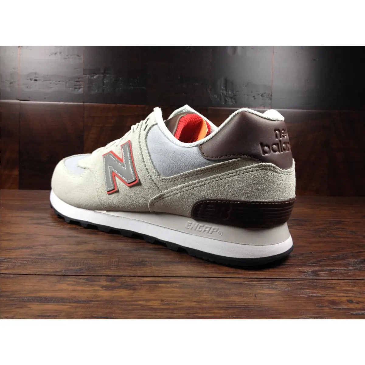 New Balance shoes - New Balance 574 - ML574BCA - Light Grey / Vitamin 2
