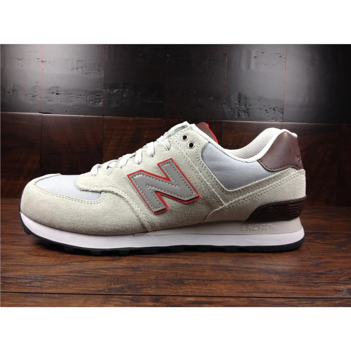 New Balance shoes - New Balance 574 - ML574BCA - Light Grey / Vitamin 4