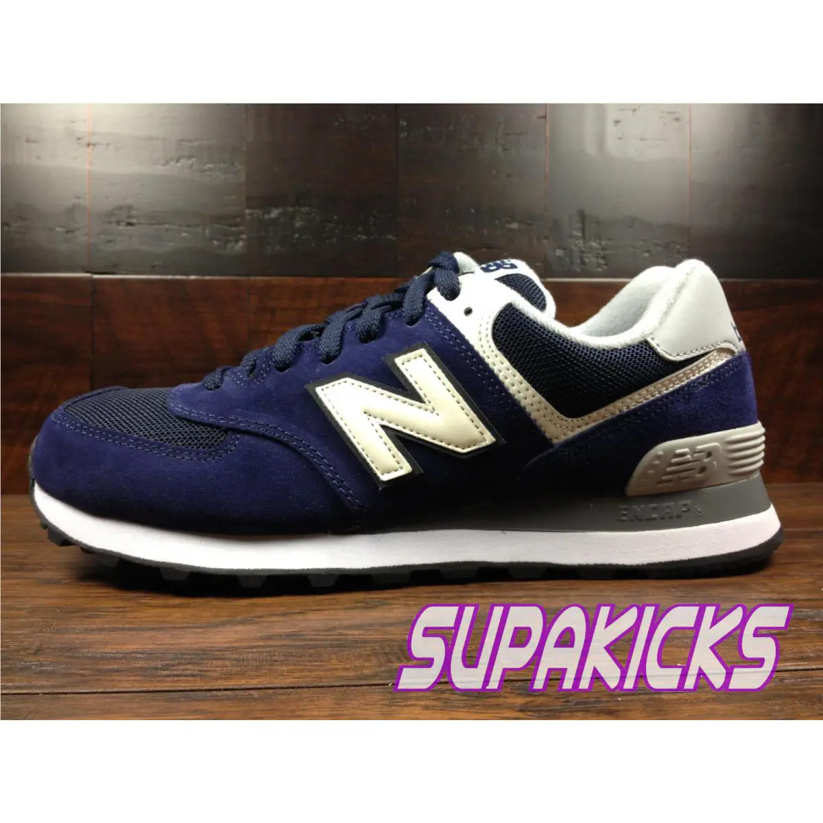 New Balance shoes - New Balance 574 - ML574VAB - Navy / Off White 4