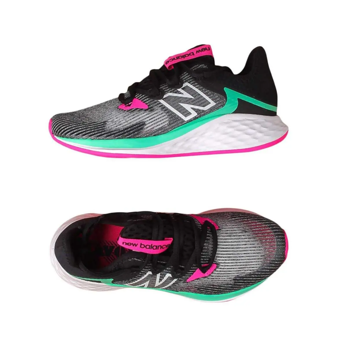 New Balance shoes - New Balance Fresh Foam Roav Haze v1 - WRVHZSG1 - Aluminum/Black/White/Pink 2