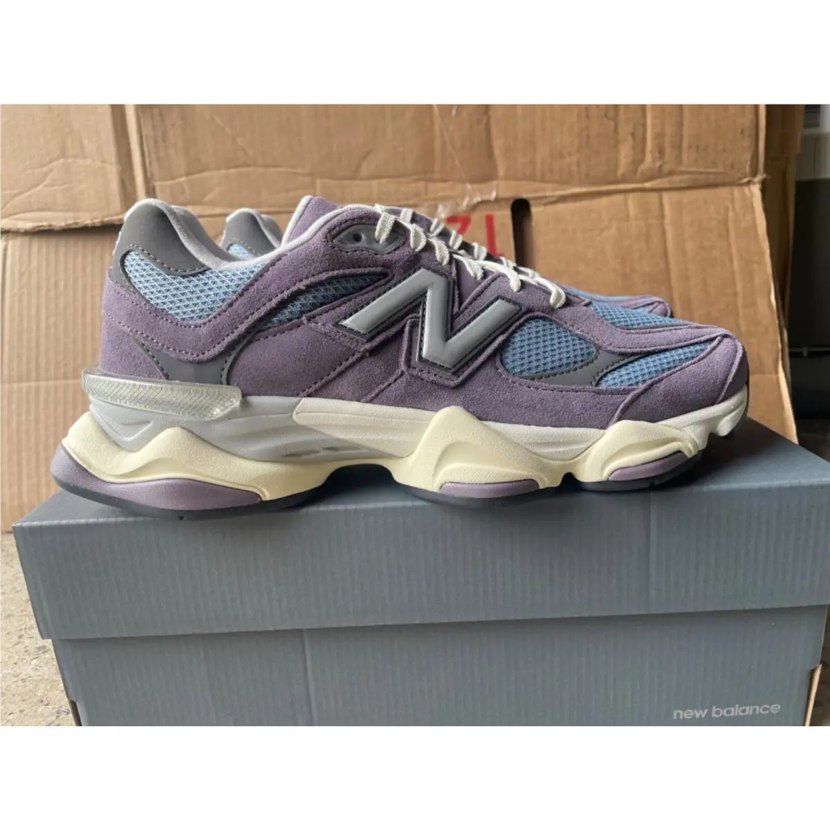 New Balance shoes - New Balance 9060 - U9060SFA - YELLOW/ORANGE, Manufacturer: Shadow/Arctic Grey/Silver Metallic 0