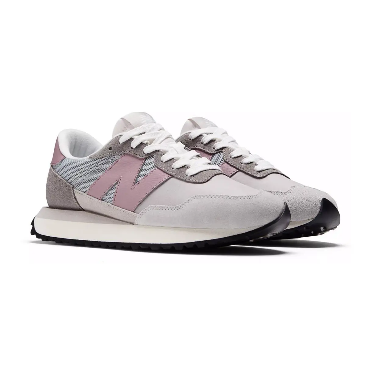 New Balance shoes - New Balance 237 - White Gray Tan Black Red Blue Violet Maroon, Material: Marblehead/Violet Shadow/Lilac Chalk (VA) 2
