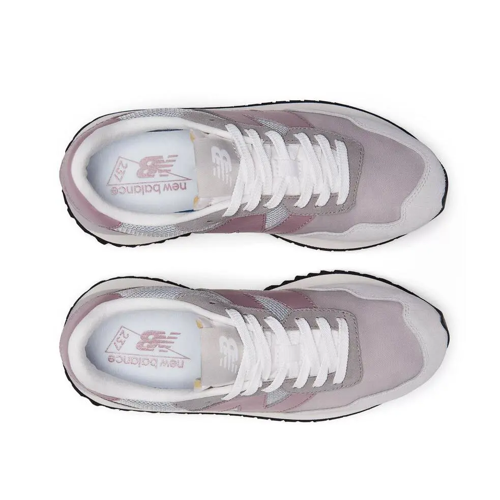 New Balance shoes - New Balance 237 - White Gray Tan Black Red Blue Violet Maroon, Material: Marblehead/Violet Shadow/Lilac Chalk (VA) 4