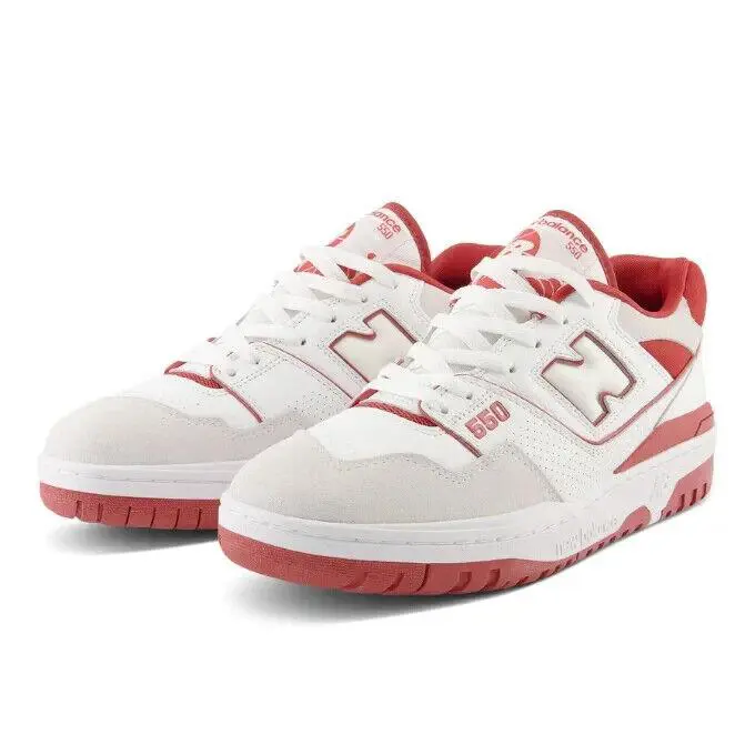 New Balance 550 BB550STF Sneakers Men`s 14 White Leather Lifestyle Shoes TF3336 - White
