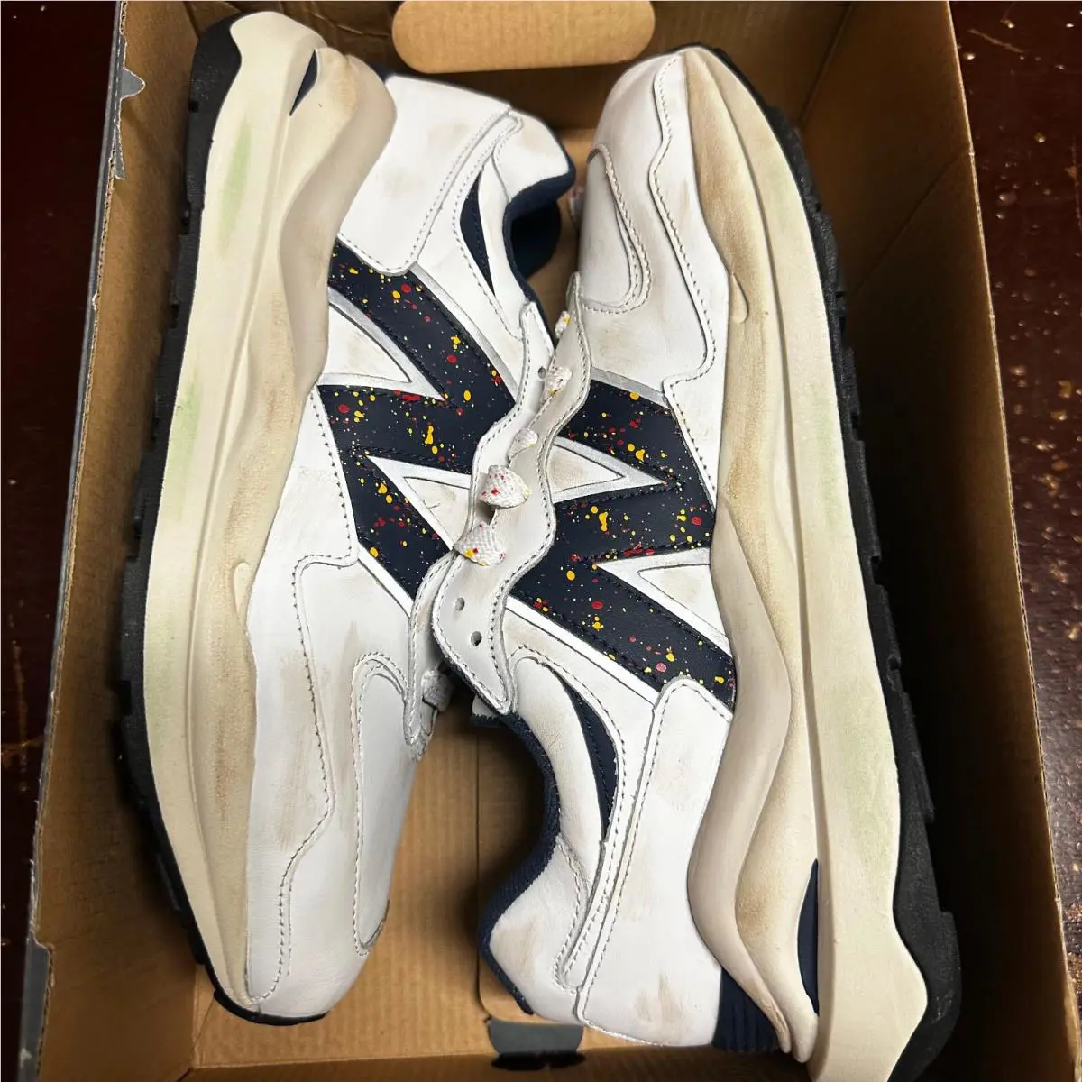 New Balance shoes - New Balance 574 - M5740FD1 - White Black 0
