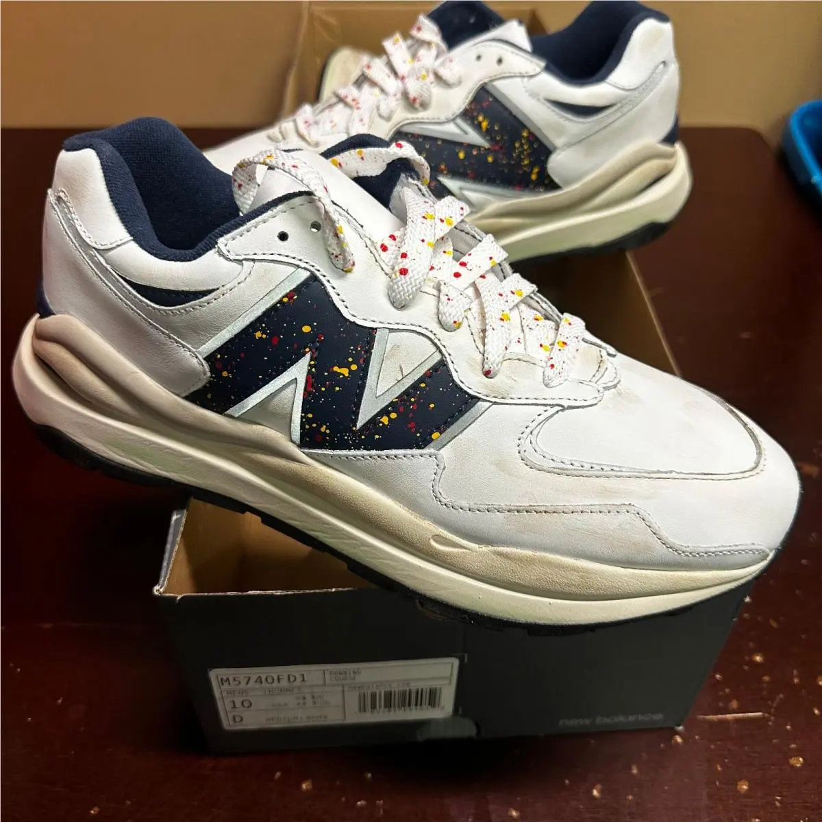 New Balance shoes - New Balance 574 - M5740FD1 - White Black 3