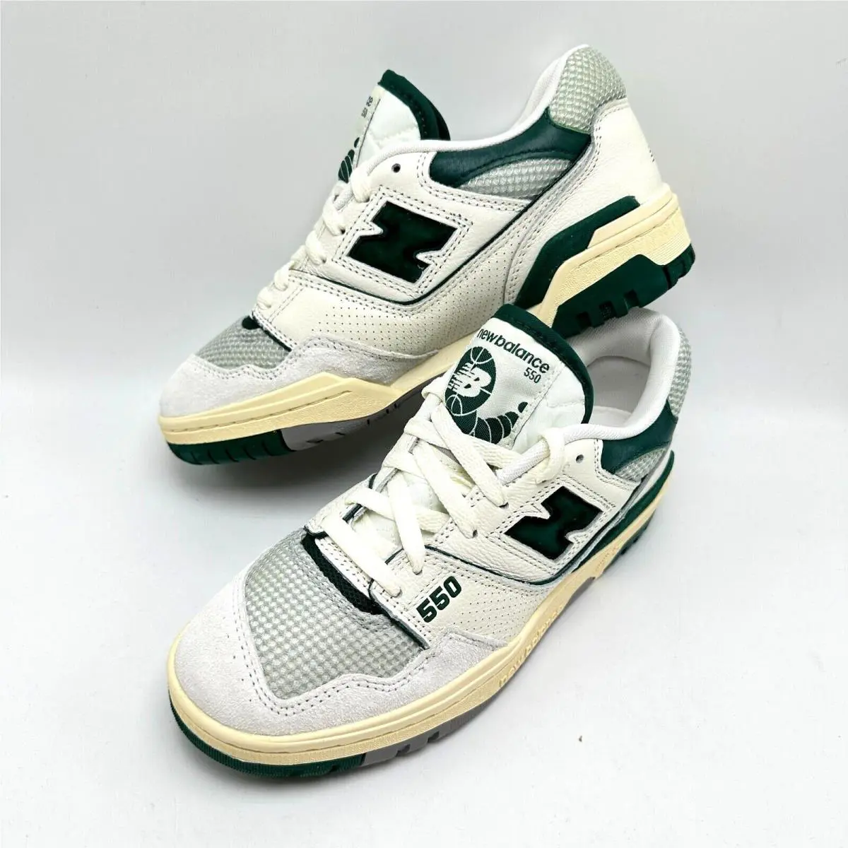 New Balance shoes - New Balance 550 - BB550CPE - Sea Salt/Marsh Green 3