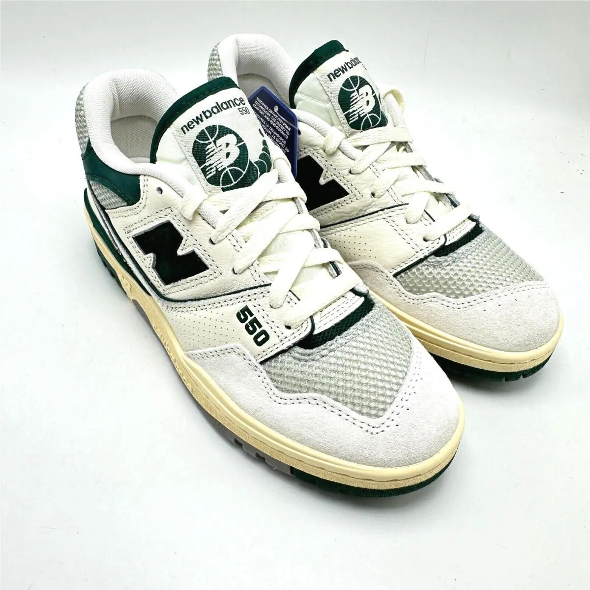 New Balance shoes - New Balance 550 - BB550CPE - Sea Salt/Marsh Green 8