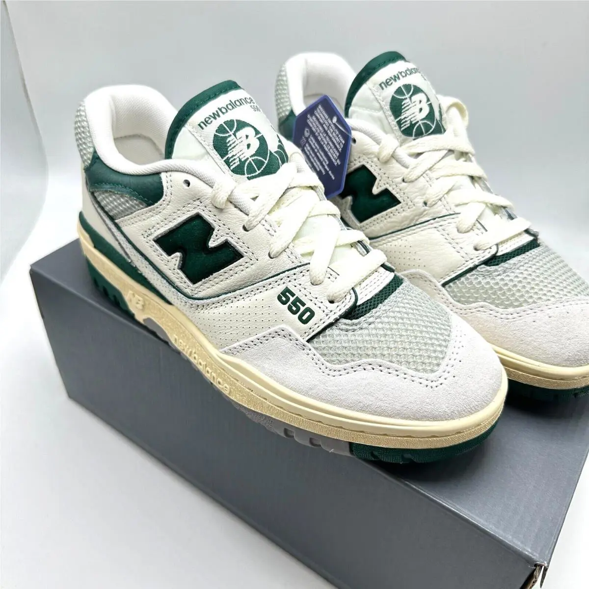 New Balance shoes - New Balance 550 - BB550CPE - Sea Salt/Marsh Green 16
